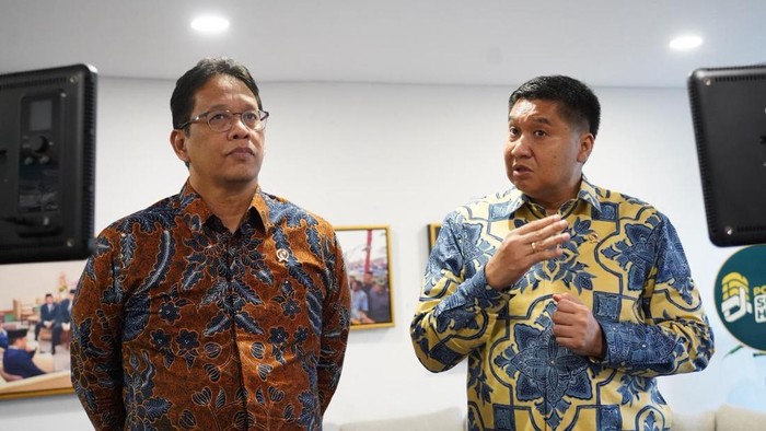 Menteri Keuangan Purbaya Yudhi Sadewa dan Menteri Perumahan dan Kawasan Permukiman (PKP) Maruarar Sirait (Ara).