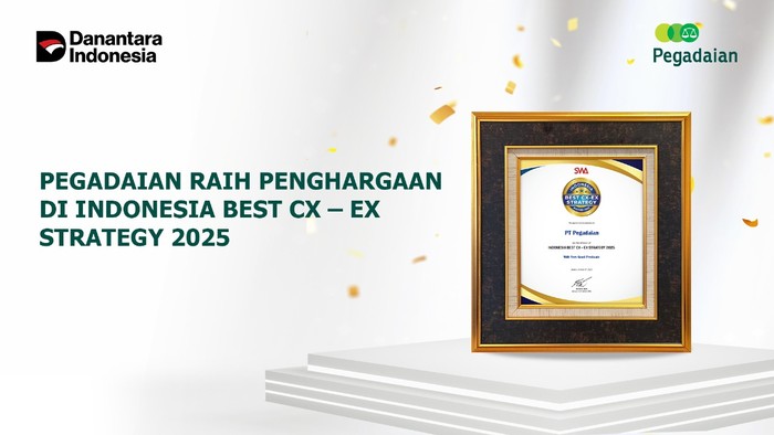 Pegadaian Raih Penghargaan Indonesia Best CX-EX Strategy Award 2025