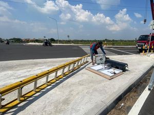 Titik Rawan Kecelakaan di Simpang JLU Balun-Dlanggu Dipasangi Rambu