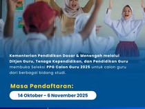 Seleksi PPG Calon Guru 2025: Jadwal, Syarat, hingga Cara Daftarnya