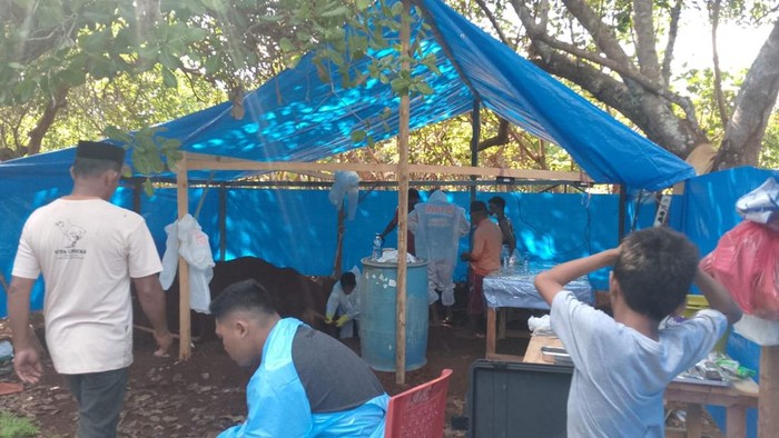Polres Bone Bolango melakukan ekshumasi makam mahasiswa UNG yang tewas usai mengikuti diksar mapala.