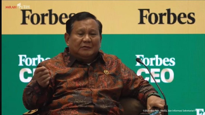 Presiden Prabowo acara Forbes