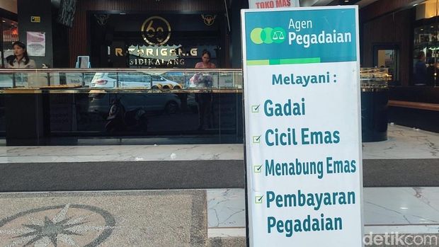 Suasana Agen pegadaian R Tarigan G (Kartika/detikcom)