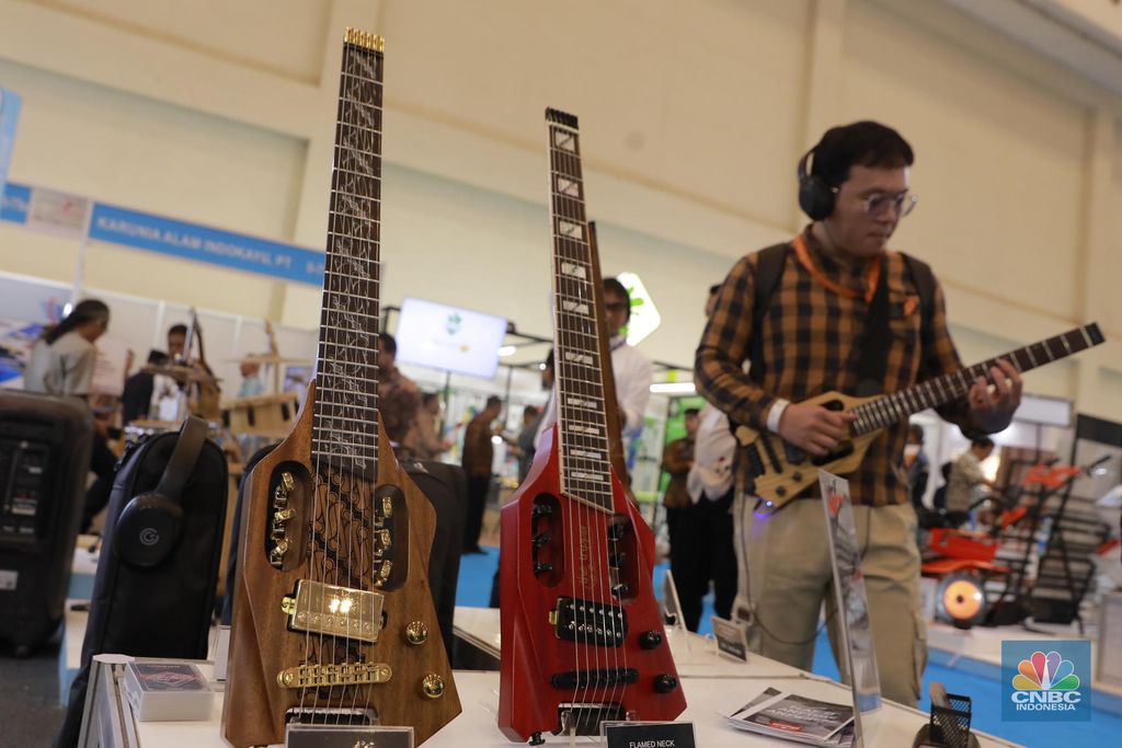 Suasana Trade Expo Indonesia ke-40 di Indonesia Convention Exhibition (ICE), Bumi Serpong Damai (BSD), Kabupaten Tangerang, Banten, Rabu, (15/10/2025). (CNBC Indonesia/Muhammad Sabki)