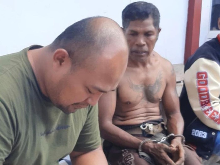 Tampang pelaku penikaman penjual semangka di Pasar Baru Atambua, Kelurahan Berdo, Kecamatan Kota Atambua, Kabupaten Belu, NTT. (Foto: Dok. Istimewa)