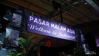 Gerbang masuk Pasar Malam Asia di Belanda
