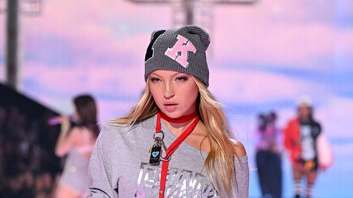 Iris Law at the 2025 Victorias Secret Fashion Show held at Steiner Studios on October 15, 2025 in New York, New York. (Photo by Gilbert Flores/Variety via Getty Images)