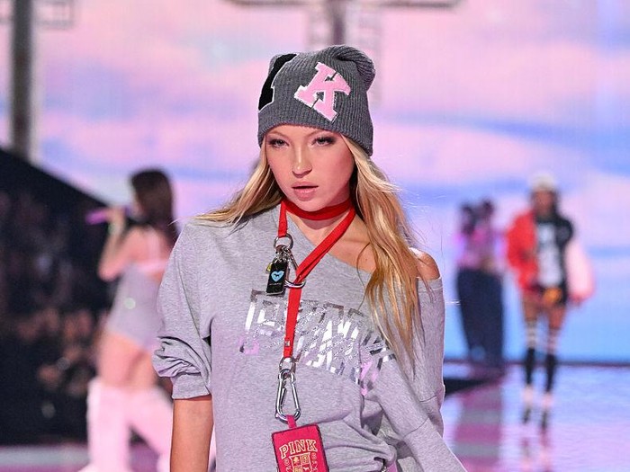 Iris Law at the 2025 Victorias Secret Fashion Show held at Steiner Studios on October 15, 2025 in New York, New York. (Photo by Gilbert Flores/Variety via Getty Images)