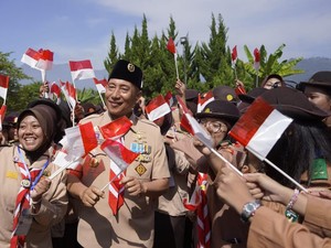 Pengabdian dan Karya Nyata Arum Sabil 5 Tahun Pimpin Pramuka Jatim