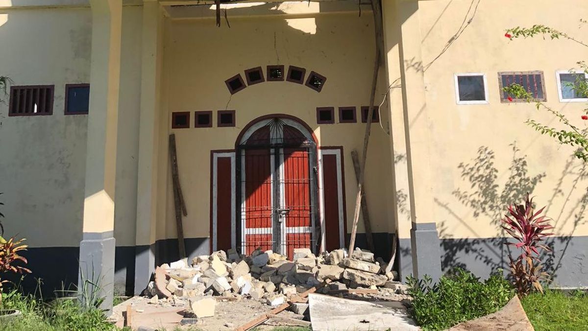 Dampak Gempa Bumi M 6,6 di Sarmi Papua: 50 Rumah-2 Gereja Rusak