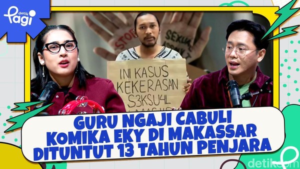 Video: Guru Ngaji Cabuli Komika Eky di Makassar Dituntut 13 Tahun Penjara