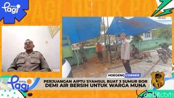 Video: Perjuangan Aiptu Syamsul Buat 3 Sumur Bor demi Air Bersih untuk Warga Muna