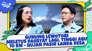 Video: Gunung Lewotobi Meletus Dahsyat Lagi, Tinggi Abu 10 Km-Hujan Pasir Landa Desa