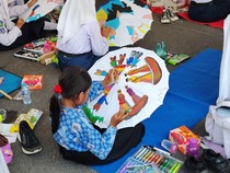 Pelajar Klaten Diajarkan Cinta Budaya Lewat Lomba Lukis Payung Juwiring