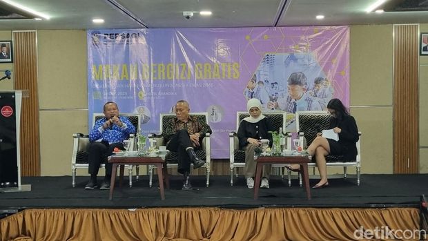 Diskusi Persatuan Ahli Gizi Indonesia (Persagi) soal makan bergizi gratis (Taufiq Syarifuddin/detikcom)