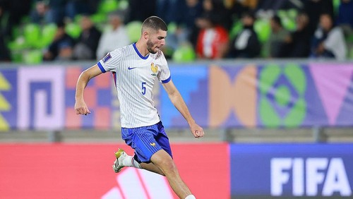 VALPARAISO, CHILE - OCTOBER 12: Elyaz Zidane of France kicks the ball during the FIFA U-20 World Cup Chile 2025 quarter-final match between Norway and France at Estadio Elas Figueroa Brander on October 12, 2025 in Valparaiso, Chile. (Photo by Hector Vivas - FIFA/FIFA via Getty Images)