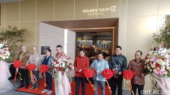 Pembukaan hotel baru Golden Tulip Essential PIK 2, Kamis (16/10/2025) yang merupakan hasil kerja sama Artotel Group dengan Agung Sedayu Group.