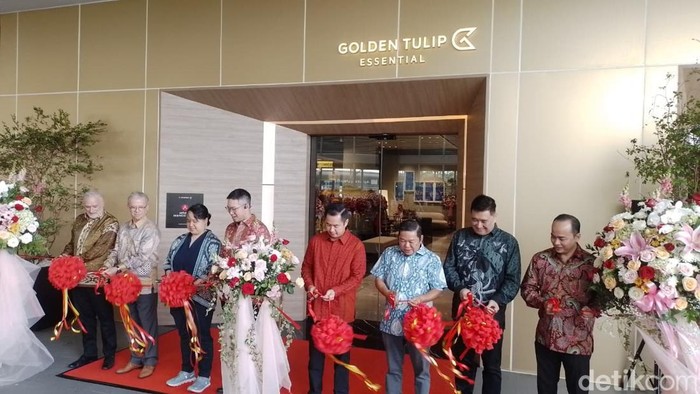 Pembukaan hotel baru Golden Tulip Essential PIK 2, Kamis (16/10/2025) yang merupakan hasil kerja sama Artotel Group dengan Agung Sedayu Group.