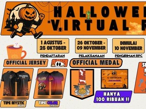 Spooky Fun Run! Serunya Ikut Halloween Run Virtual 2025