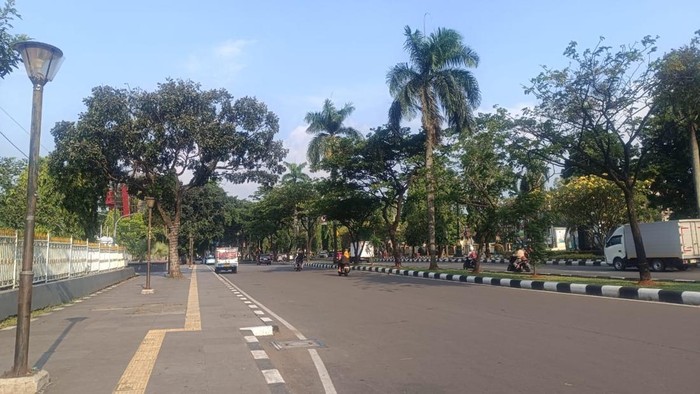 Jalan Tegar Beriman, Cibinong, Bogor (Rizky/detikcom)