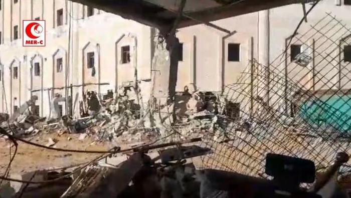 Kondisi terkini RS Indonesia di Gaza (dok. Situs MER-C)