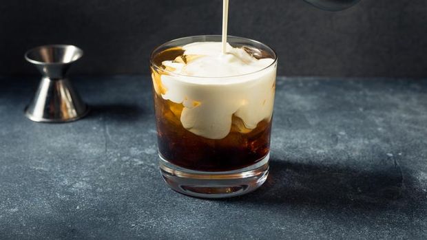 Kopi milk brew Kopi milk brew. Ilustrasi