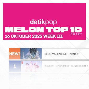 Blue Valentine NMIXX Debut di Melon Top 100