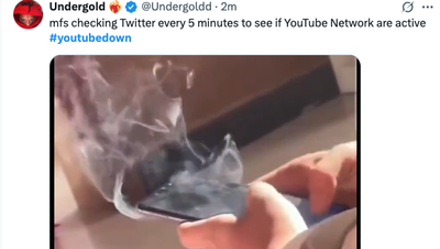 Meme Kocak YouTube Down yang Kini Sudah Aktif Lagi