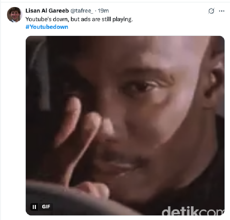 Meme YouTube Down