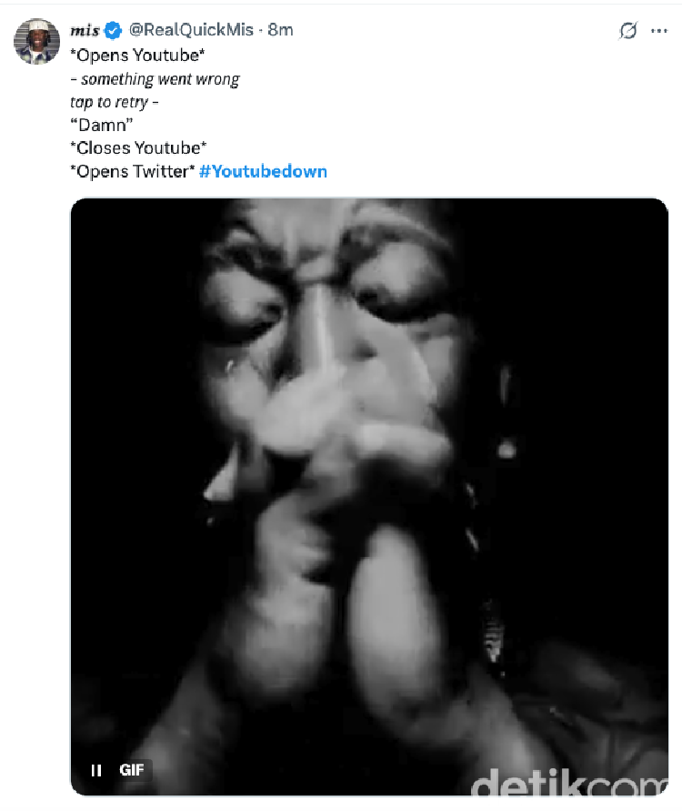 Meme YouTube Down