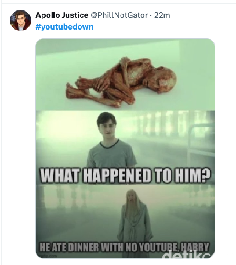 Meme YouTube Down