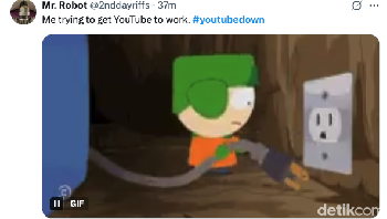 Ada yang coba colok pasang modem WiFi di rumah karena YouTube tidak bisa diakses? Foto: X.com