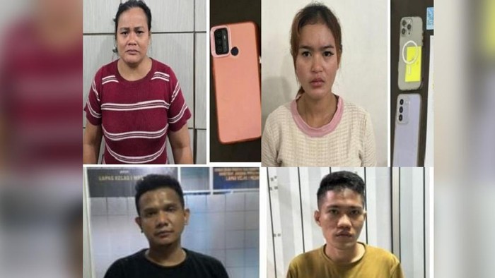 Pelaku penipuan ayah Raline Shah di Medan. (Istimewa)