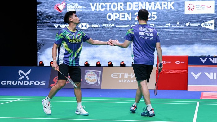 Denmark Open 2025: Karena Sabar/Reza Tak Bisa Manfaatkan Keunggulan