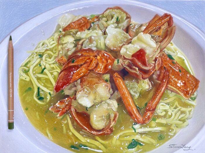 ilustrasi makanan karya Steven Tang