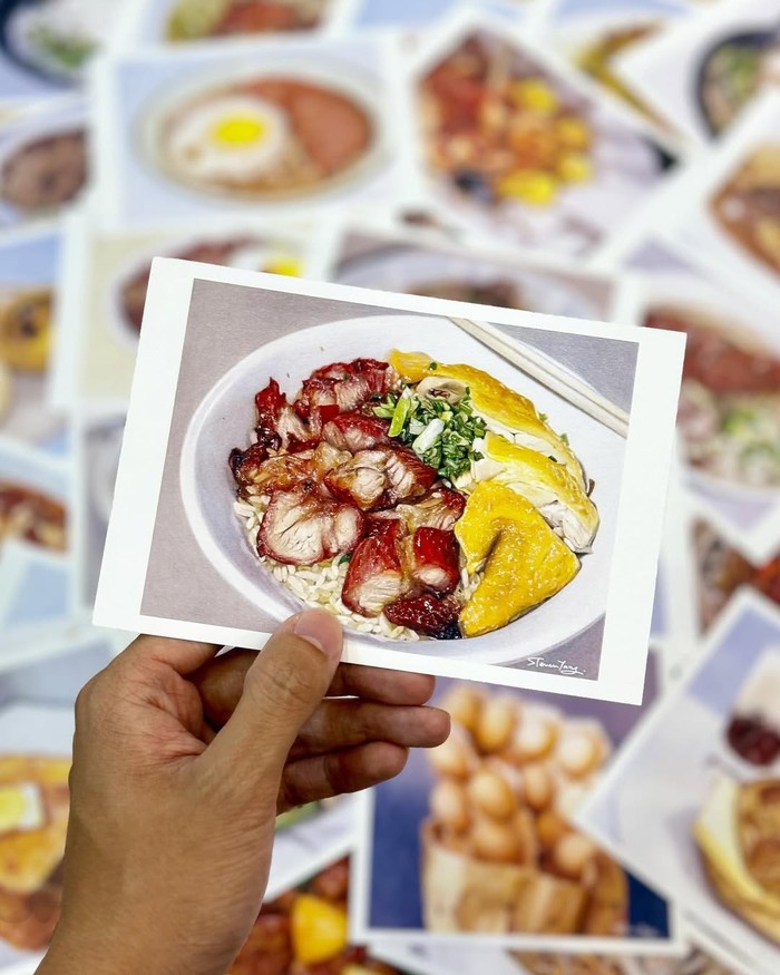 ilustrasi makanan karya Steven Tang