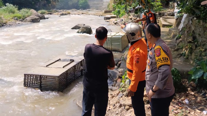 TKP bocah 5 tahun tercebur di Sungai Cisadane Bogor. (Dok. ist)