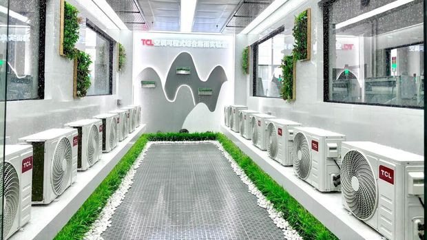 Uji coba lingkungan di pabrik AC TCL