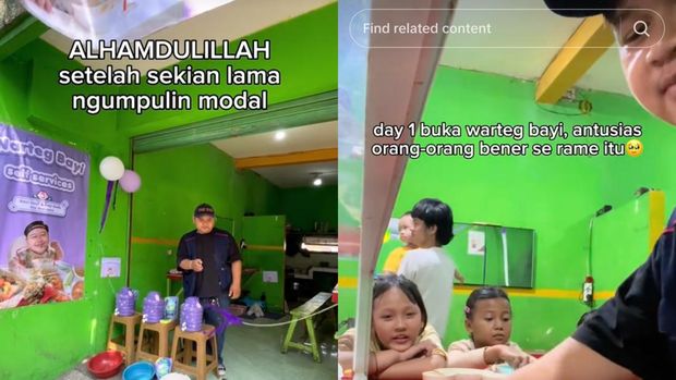 Unik! Ada Warteg Khusus Menu Makanan Bayi di Bandung Unik! Ada Warteg Khusus Menu Makanan Bayi di Bandung