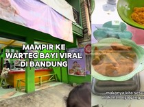 Warteg Bayi di Bandung, Cuci Piring Sendiri Dapat Squishy