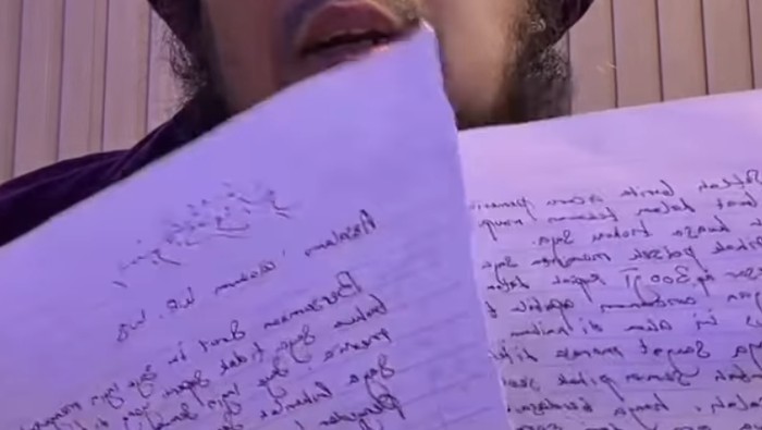 Misteri Lanjutan Isi Surat Ammar Zoni yang Dikirimkan ke Ustaz Derry