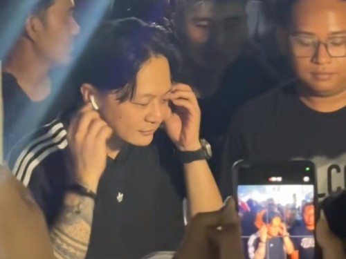 DJ Bravy menonton festival Sound Horeg.