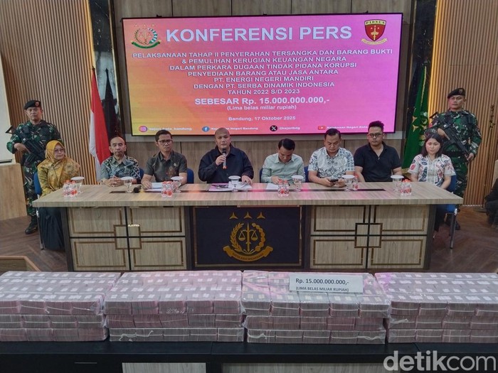 Duit Rp 15 miliar kasus korupsi BUMD Jabar.