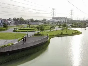 Harvestory Park Surabaya, Taman Untuk Rekreasi Keluarga di Tengah Kota