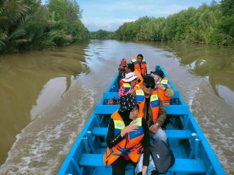 Hutan Lindung Sungai Wain di Balikpapan, Kalimantan Timur.