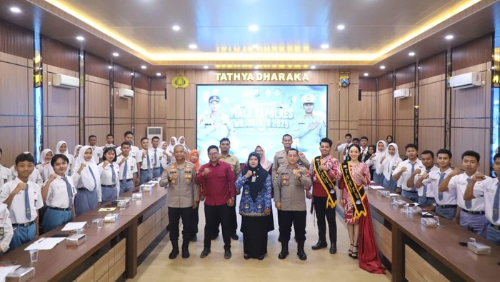 Lomba cerdas cermat dan duta kamtibmas yang digelar Polres Mojokerto