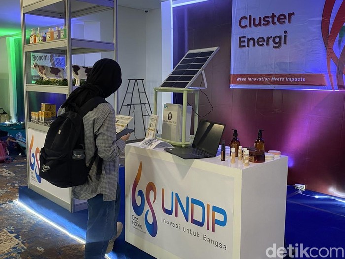 Low-Cost Sensor buatan tim Fakultas Sains dan Matematika (FSM) yang diketuai Dr. Eng Ir. Bimastyaji Surya Ramadan, di pameran inovasi Undip, Muladi Dome, Semarang, Jumat (17/10/2025).