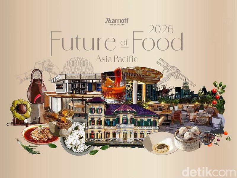Marriott The Future of Food 2026 Loka Rasa, jaringan hotel Marriott Bonvoy kerap menyajikan hidangan tradisional dengan tampilan mewah.