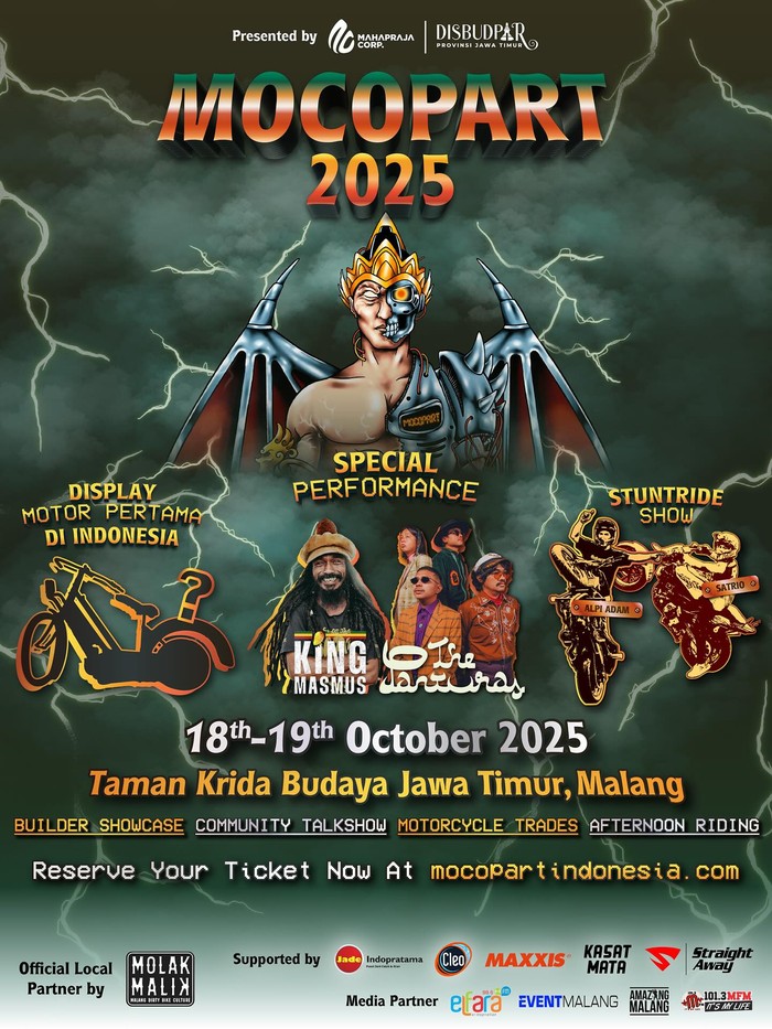 Mocopart 2025: Pesta Otomotif Kustom dan Autopart Terbesar di Malang