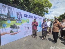 Panel Surya Smart PVR Pertama di Bali Dipasang di Pasar Galiran Klungkung